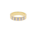 Gold Plated Luxury Cubic Zirconia Ring