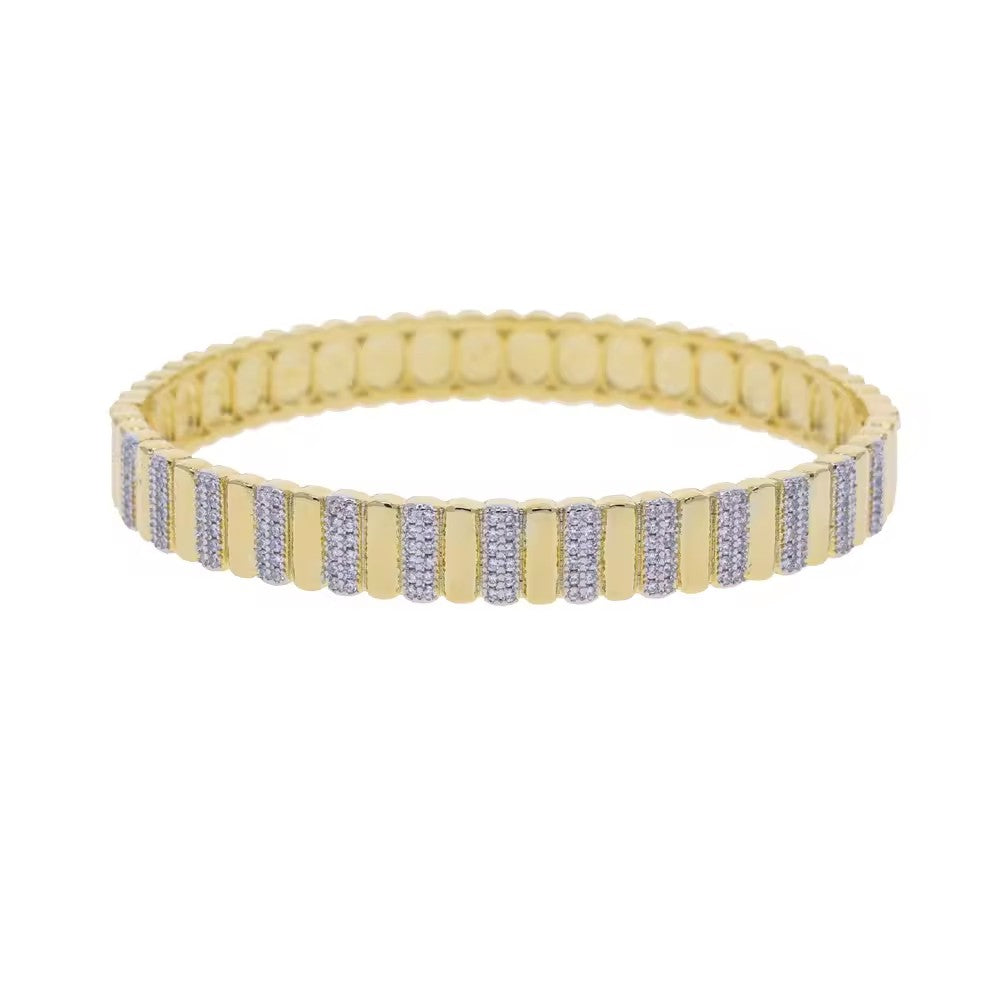 18k Gold Plated Cubic Zirconic Bracelet